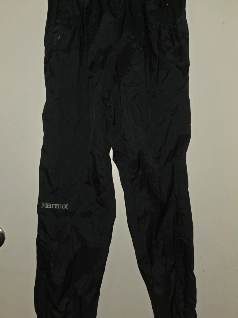 Marmot Kids Black Rain Pants, Size L